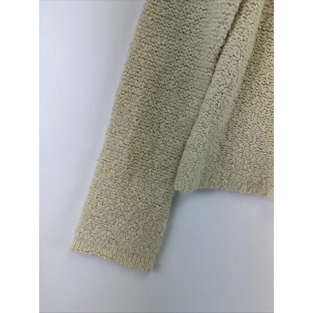 J Crew Cream Turtleneck‎ Sweater Bell Sleeve Pullover Vintage Wool Womens Medium